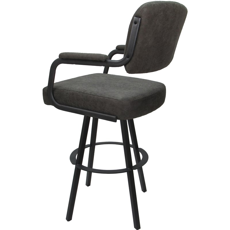 Swivel Counter Metal Bar Stool 26