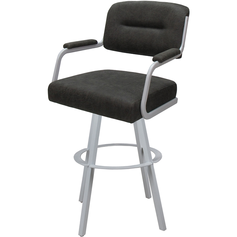 Swivel Counter Metal Bar Stool 26