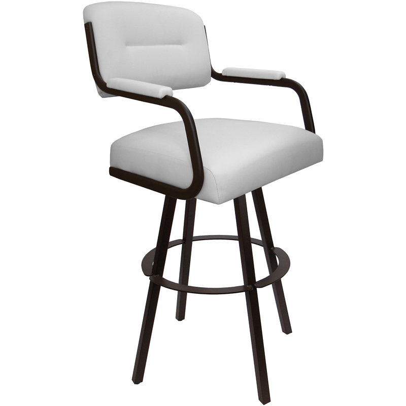 Swivel Counter Metal Bar Stool 26