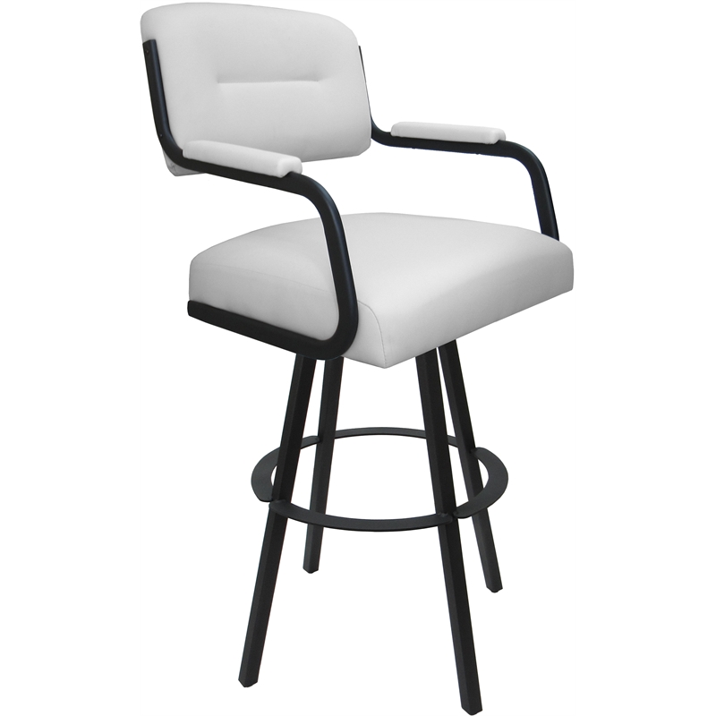 Swivel Counter Metal Bar Stool 26