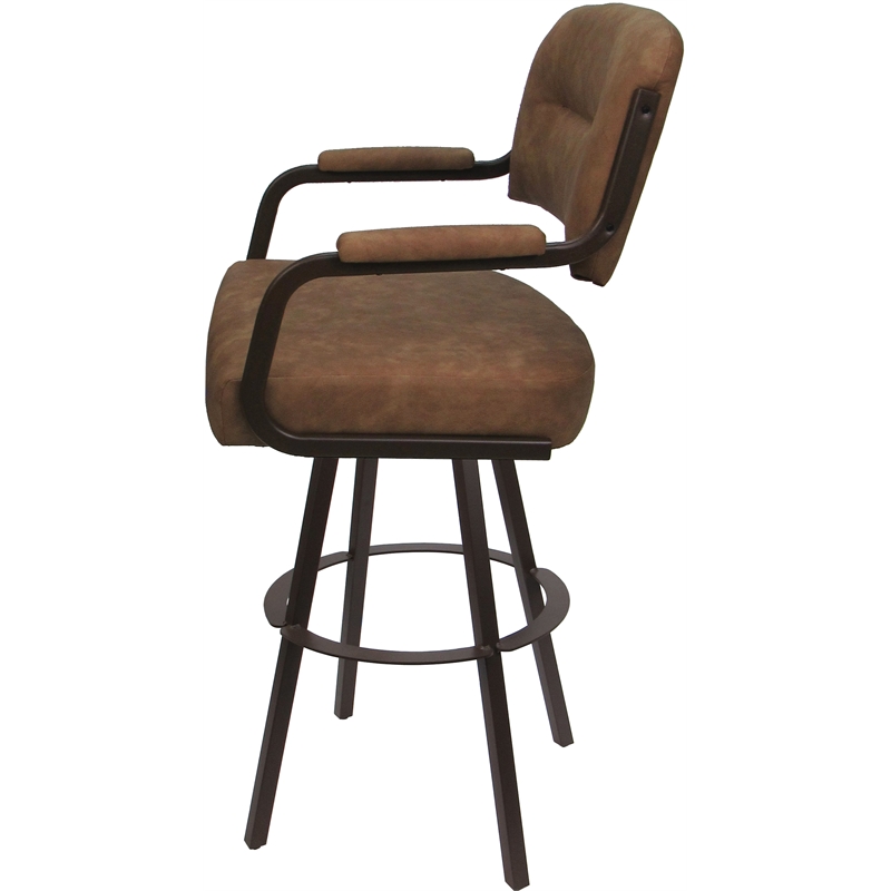 Swivel Counter Metal Bar Stool 26
