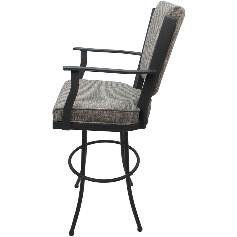 Swivel Extra Tall Metal Bar Stool 34