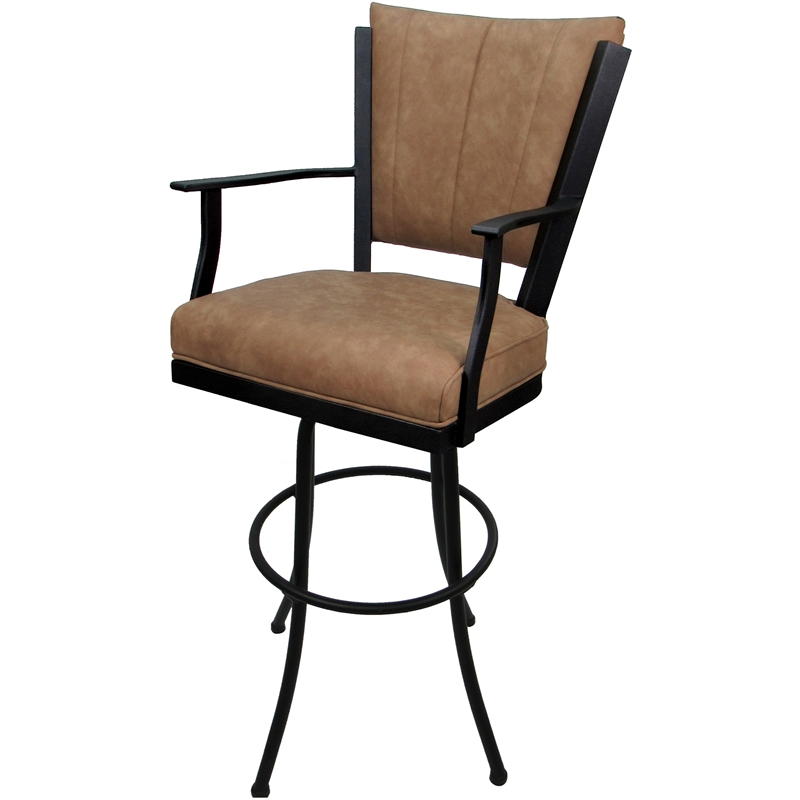 Swivel Extra Tall Metal Bar Stool 34