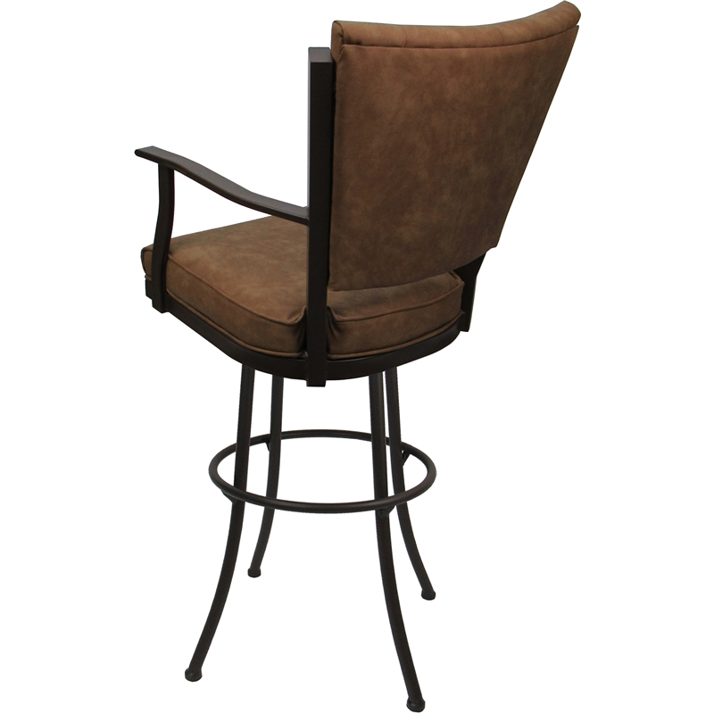 Swivel Extra Tall Metal Bar Stool 34
