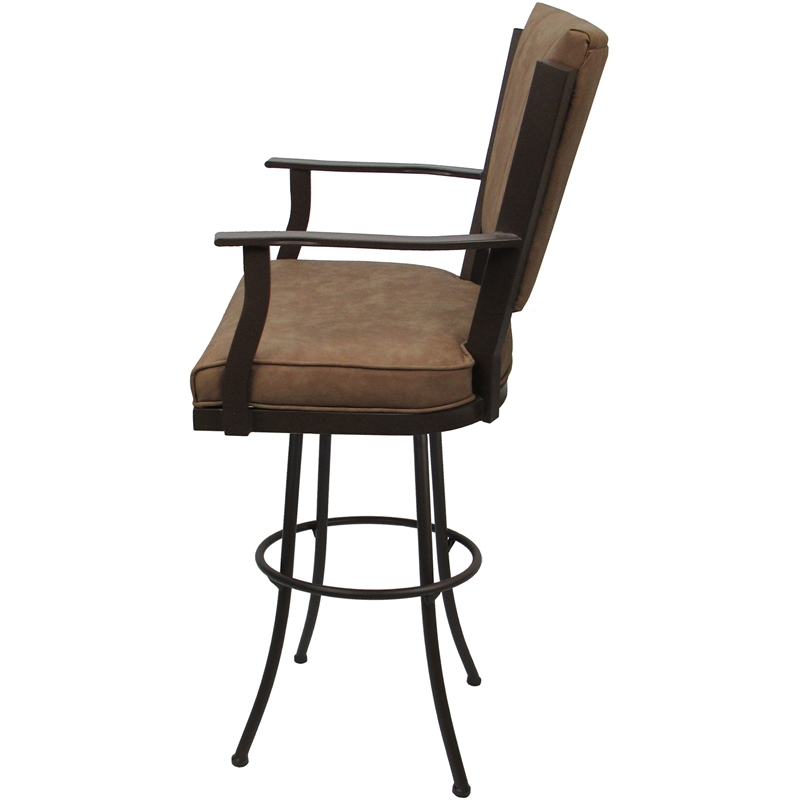 Swivel Extra Tall Metal Bar Stool 34