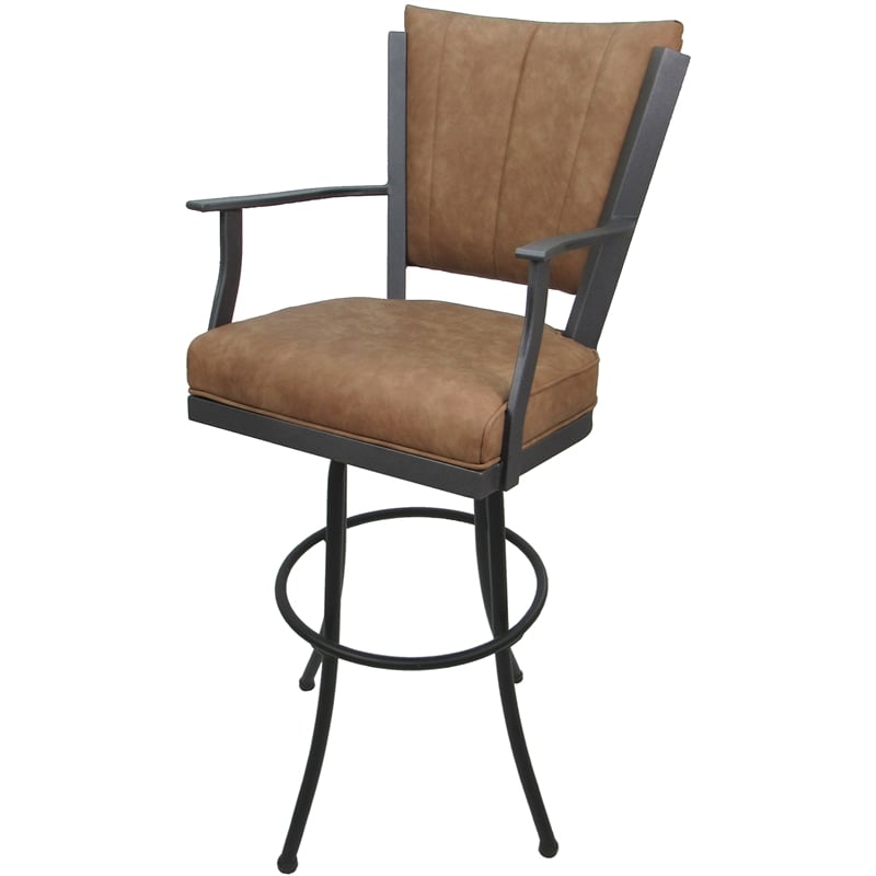 Swivel Extra Tall Metal Bar Stool 34