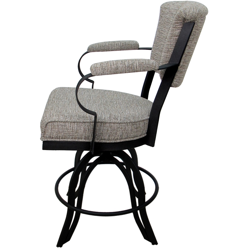 Swivel Tilt Metal Counter Stool 26