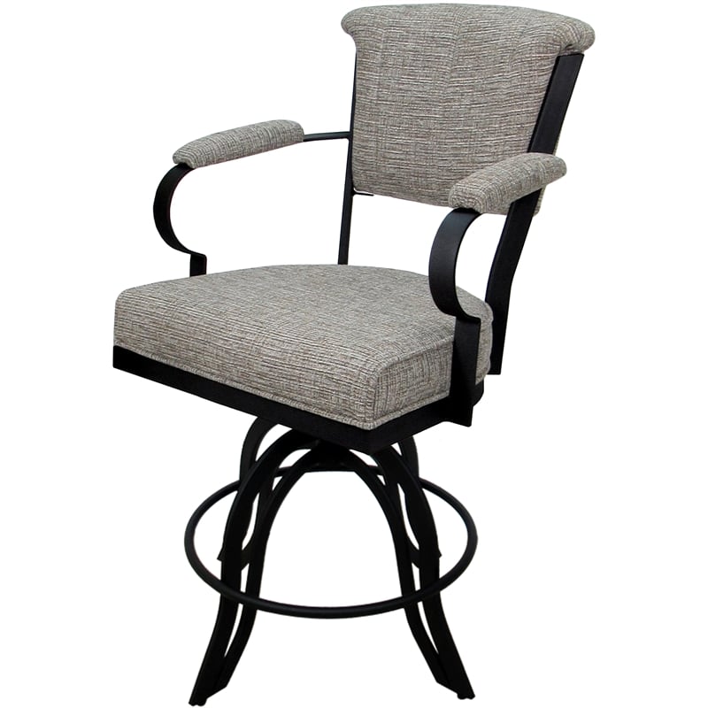 Swivel Tilt Metal Counter Stool 26