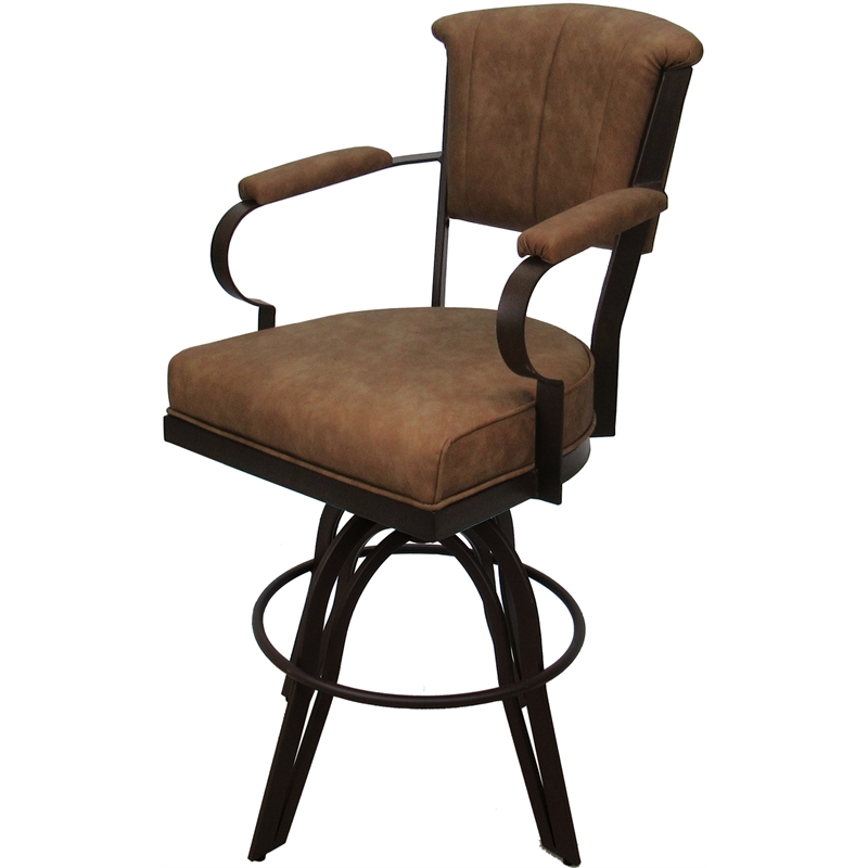 Swivel Tilt Metal Counter Stool 26