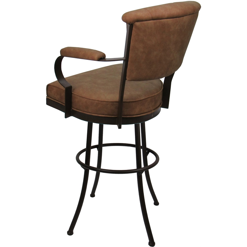Swivel Extra Tall Metal Bar Stool 34