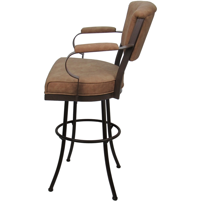 Swivel Extra Tall Metal Bar Stool 34