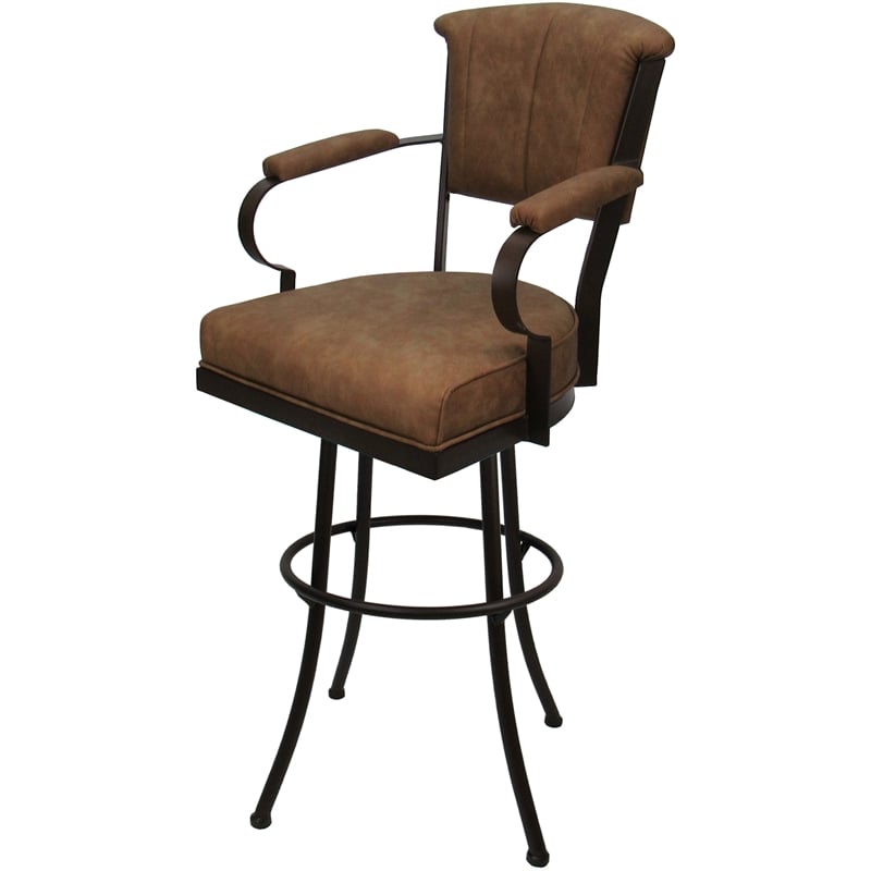 Swivel Extra Tall Metal Bar Stool 34