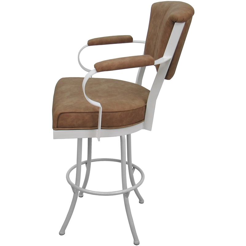 Swivel Extra Tall Metal Bar Stool 34