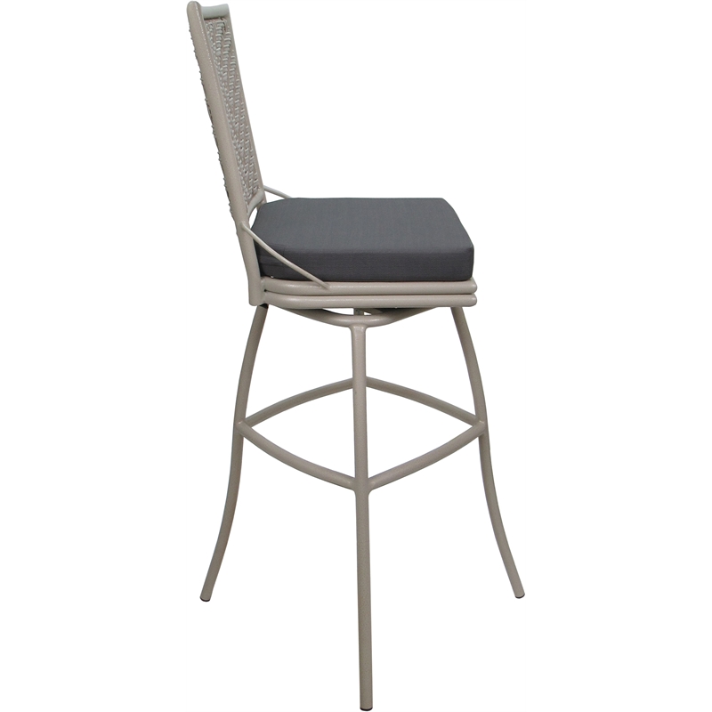 Outdoor or Indoor Extra Tall Metal Bar Stool 34
