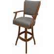 Classic Swivel Bar Stool Solid Wood 30
