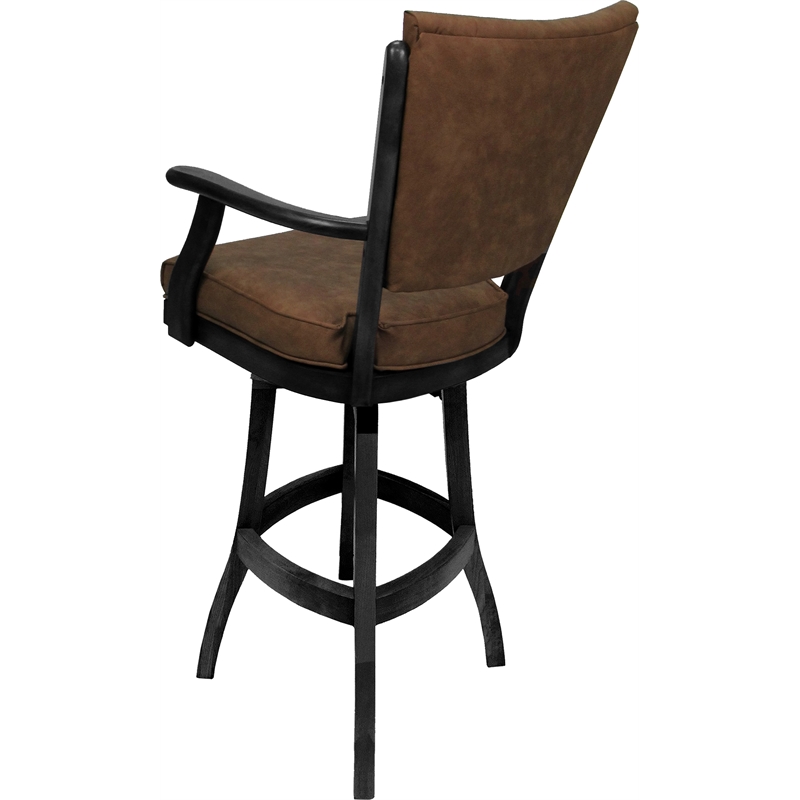 Classic Extra Tall Swivel Bar Stool Solid Wood 34