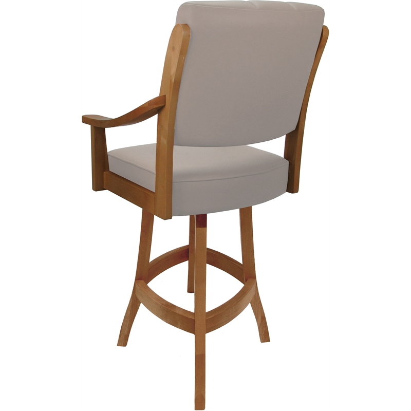 Leather Casa Counter Solid Wood Bar Stool 26