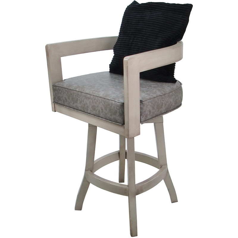 Swivel Wood Counter Stool 26