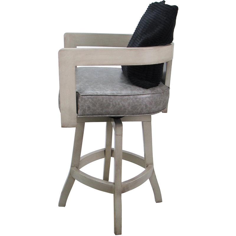 Swivel Wood Bar Stool 30