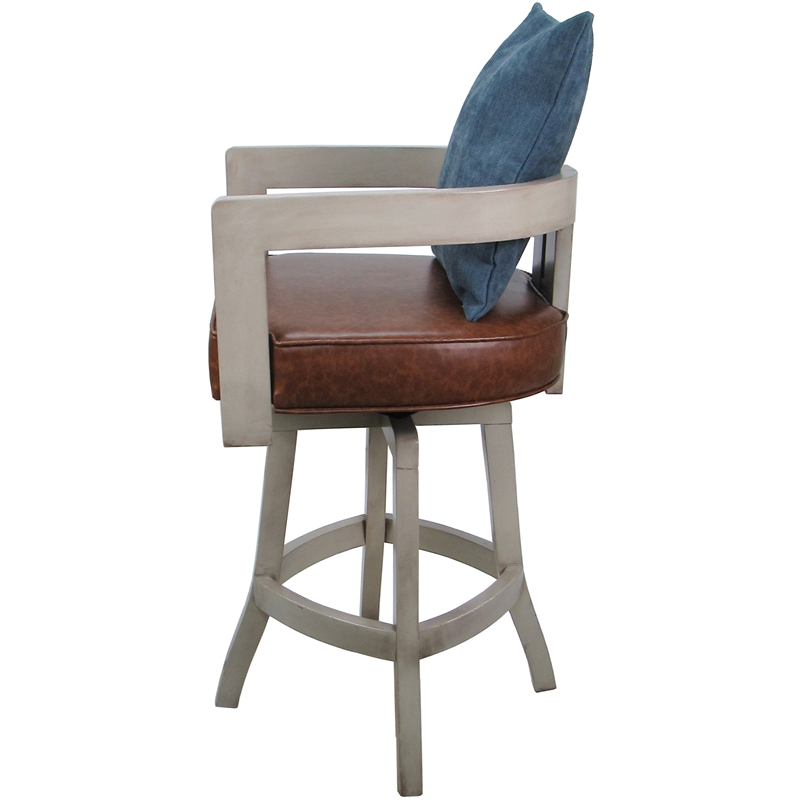 Swivel Wood Counter Stool 26