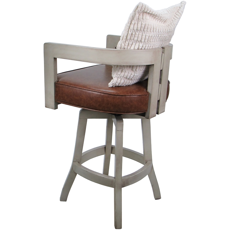 Swivel Wood Counter Stool 26