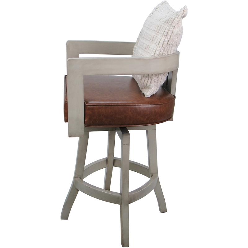 Swivel Wood Counter Stool 26