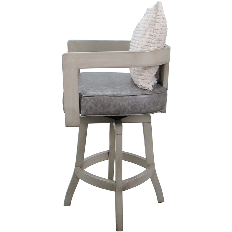 Swivel Wood Counter Stool 26