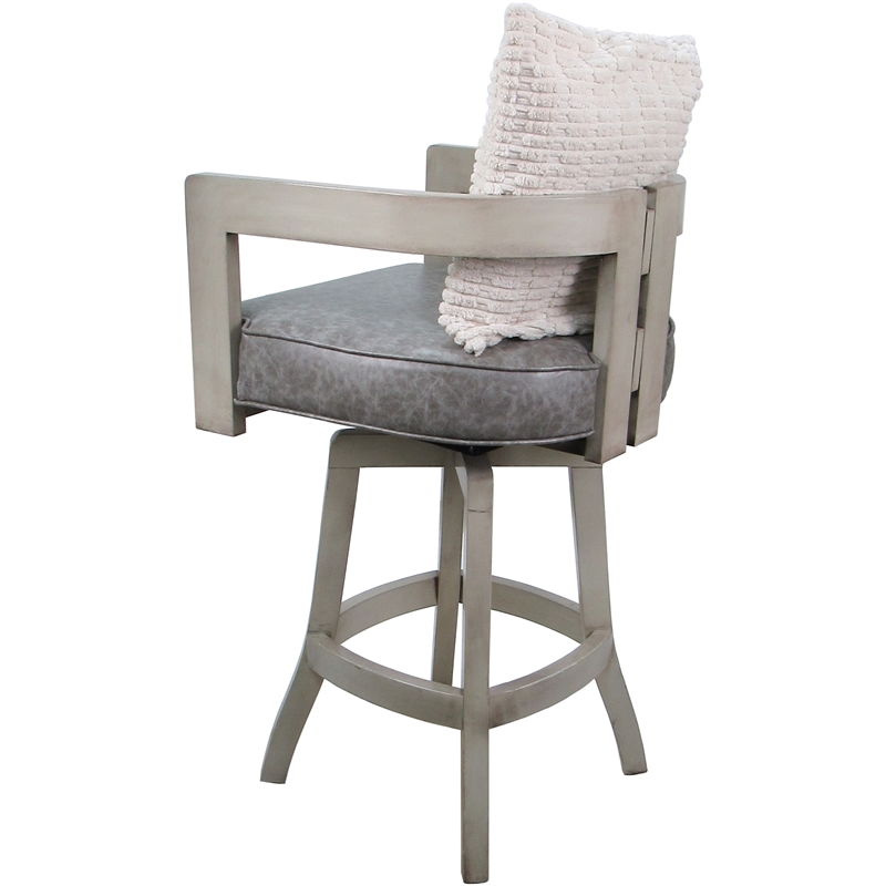 Swivel Wood Bar Stool 30