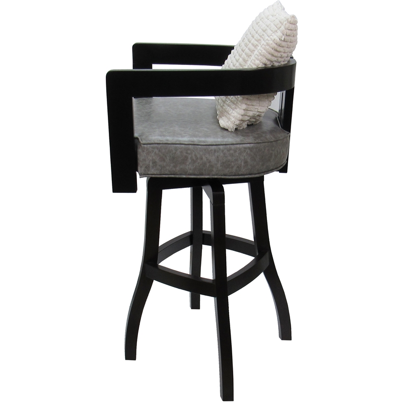 Swivel Wood Bar Stool 30