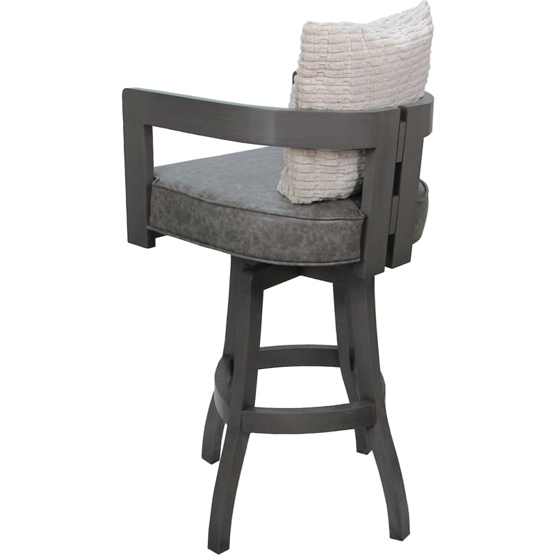 Swivel Wood Bar Stool 30