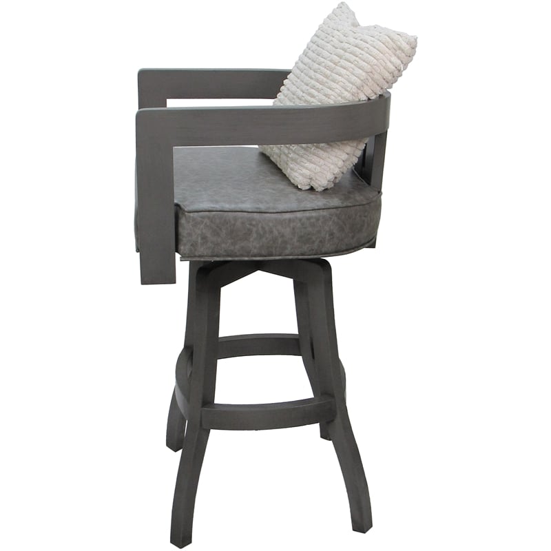 Swivel Wood Bar Stool 30