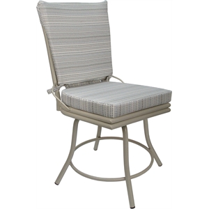 Outdoor/Indoor Patio Dining Chair - Ofir - Natural Fun Cream Fabric - Beige