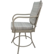 Outdoor/Indoor Patio Dining Chair - Ofir Arms - Natural Fun Cream Fabric - Beige