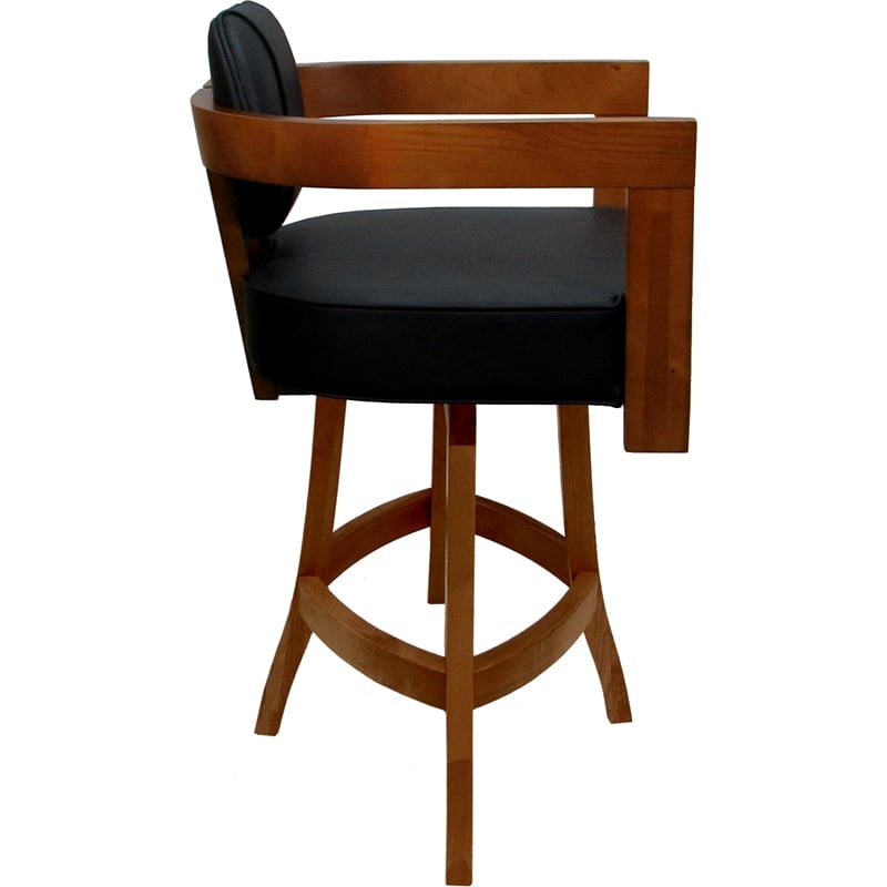 Swivel Wood Counter Stool 26