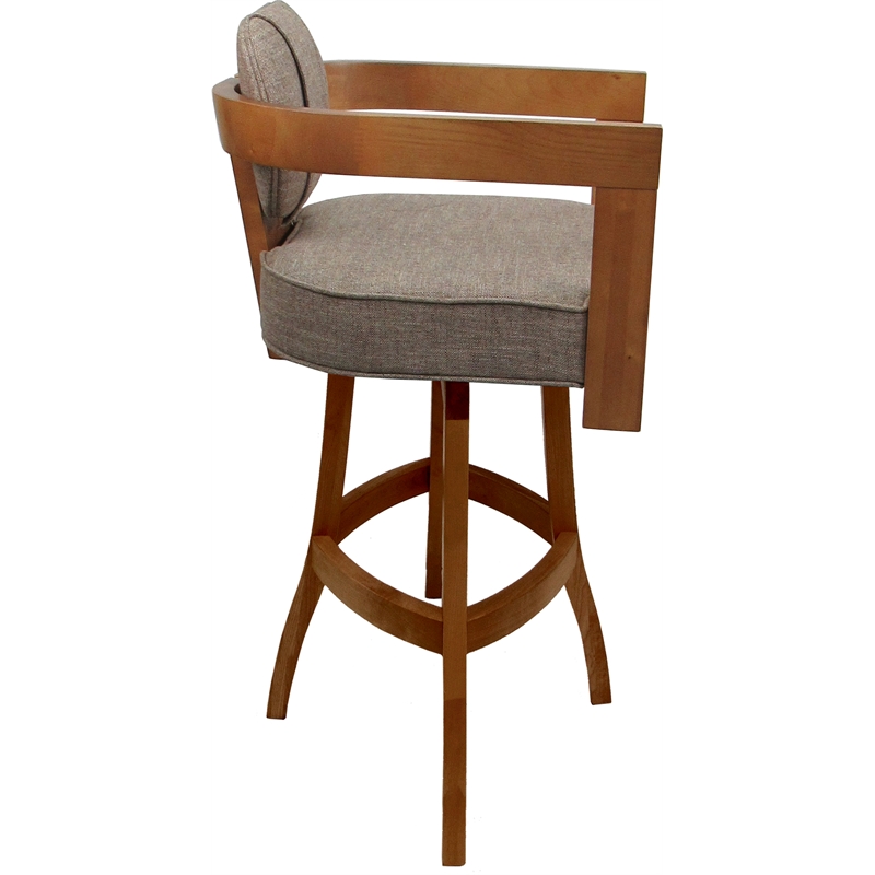 Swivel Wood Bar Stool 30