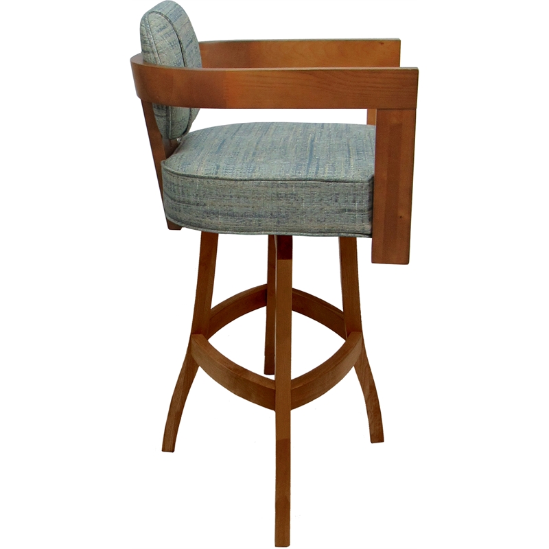 Swivel Wood Bar Stool 30
