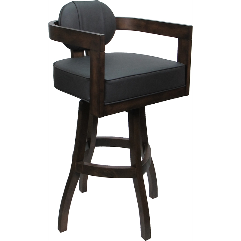 Swivel Wood Bar Stool 30