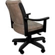 Limited Casa Caster Solid Wood Dining Chair - Ohio Dust Chestnut Fabric on Black