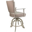 Leather Counter Swivel Metal Bar Stool Montana 26