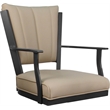 Leather Swivel Metal Bar Stool Montana 30