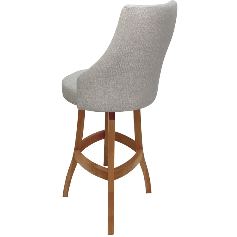 Extra Tall Stool Swivel Wood 34