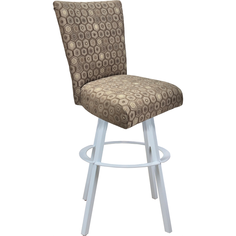 Extra Tall Swivel Metal Stool 34