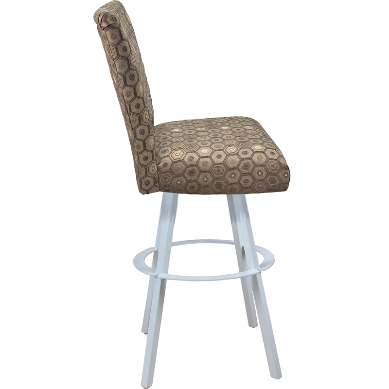 Extra Tall Swivel Metal Stool 34