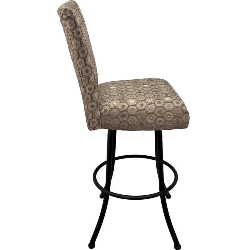 Extra Tall Swivel Metal Stool 34