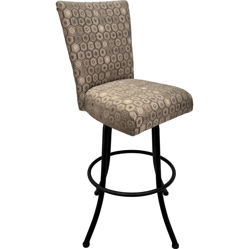 Extra Tall Swivel Metal Stool 34