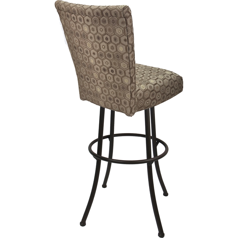 Extra Tall Swivel Metal Stool 34