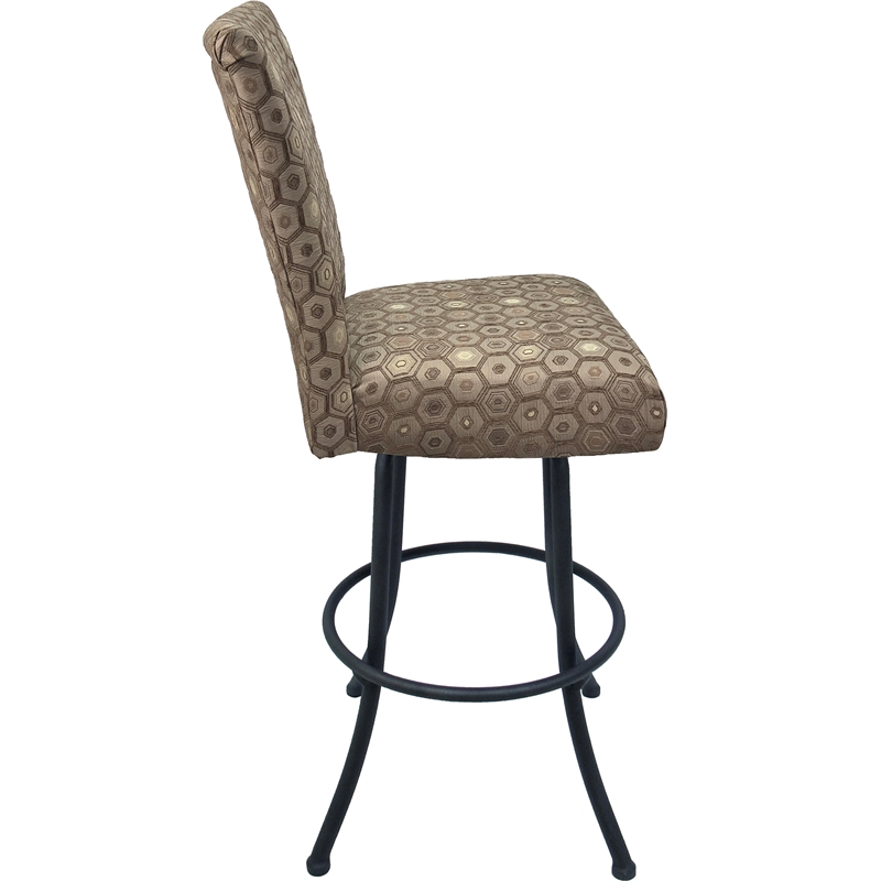 Extra Tall Swivel Metal Stool 34