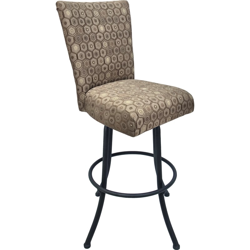 Extra Tall Swivel Metal Stool 34