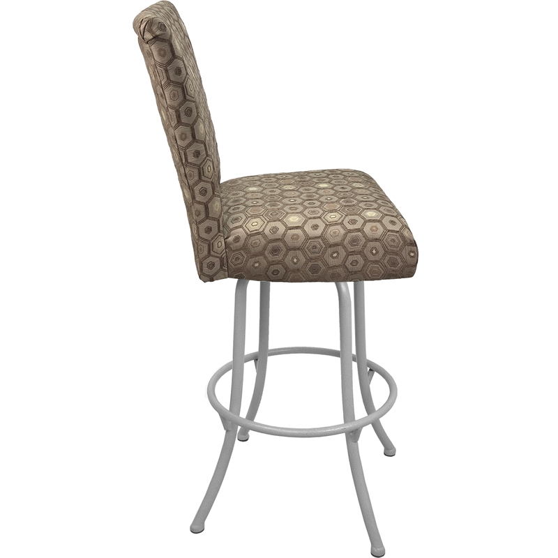 Extra Tall Swivel Metal Stool 34