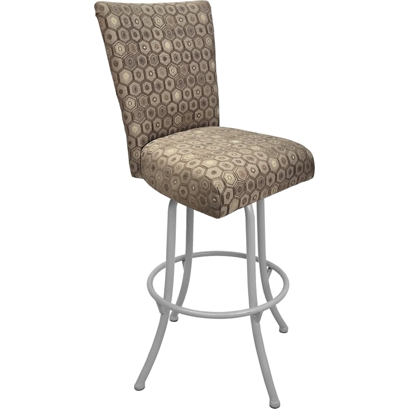 Extra Tall Swivel Metal Stool 34